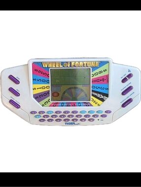 Vintage Tiger Electronics Wheel of Fortune Handheld Game with Cartridge 7